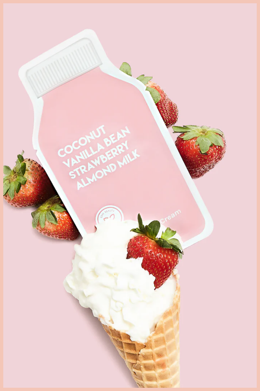 Strawberries + Cream Raw Juice Sheet Mask