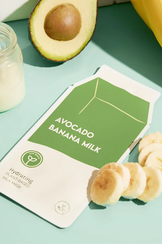 Avocado Banana Milk Mask