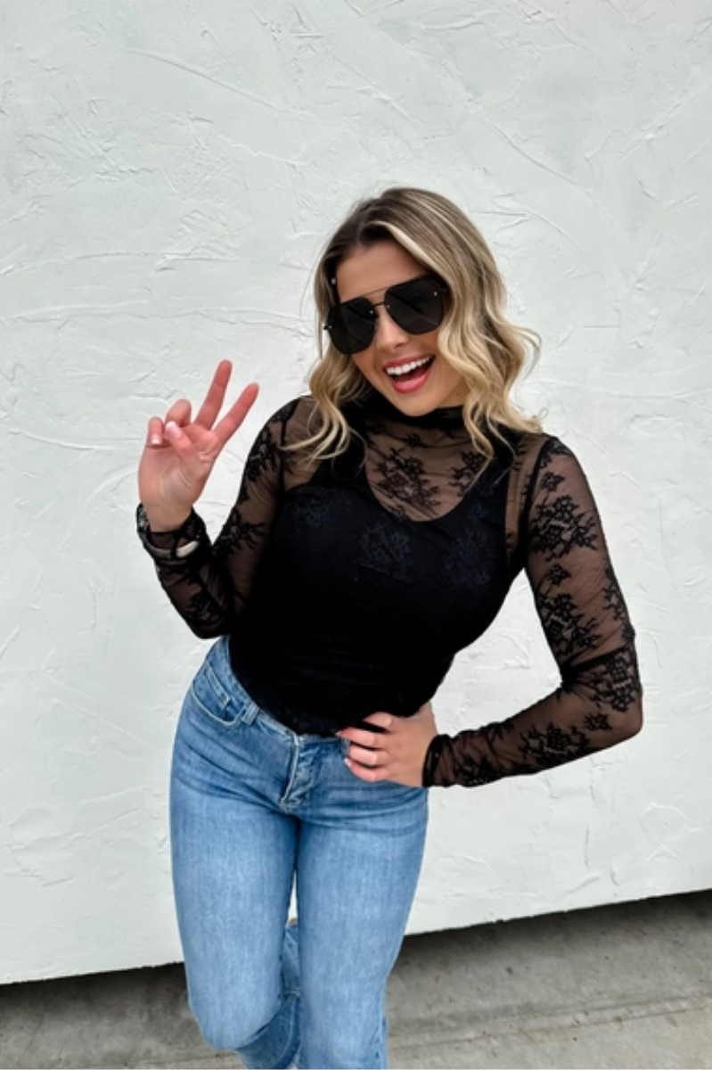 Valentines Roxy Lace Top