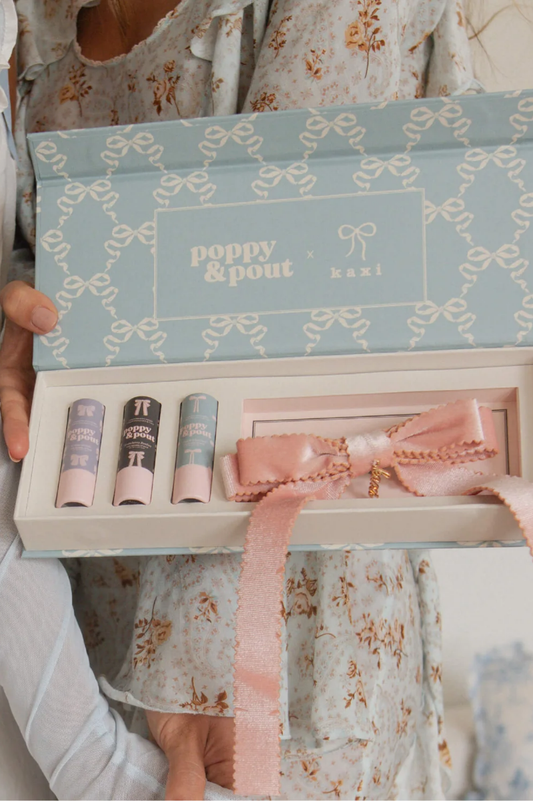 Poppy & Pout Gift Set Coquette Trio