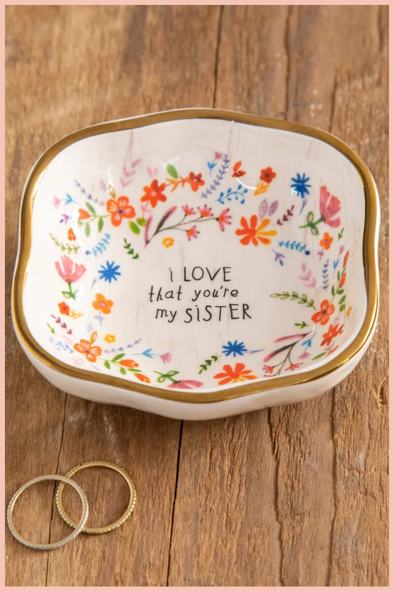 Antiqued Trinket Bowl | Natural Life
