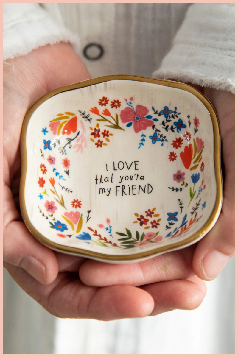 Antiqued Trinket Bowl | Natural Life