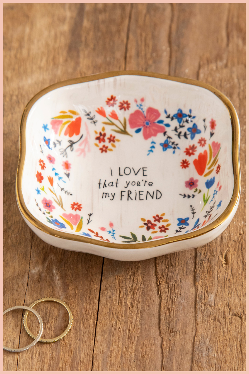 Antiqued Trinket Bowl | Natural Life