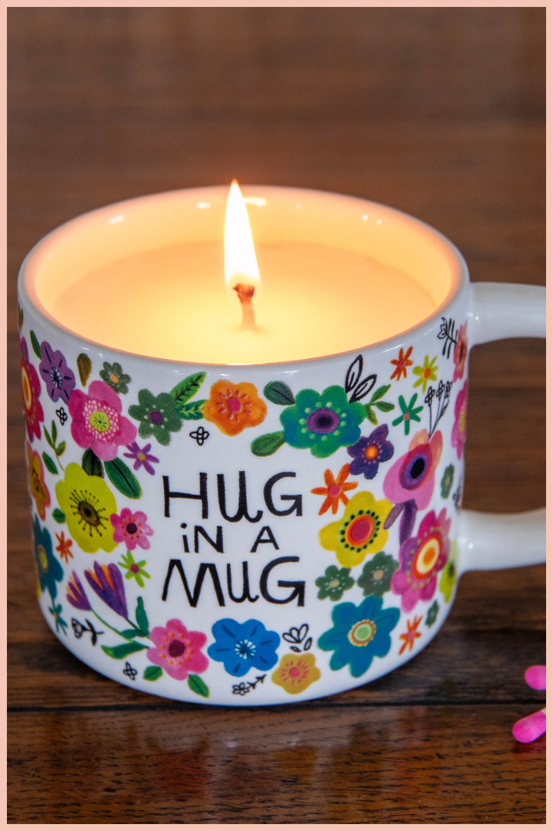 Secret Message Hug In A Mug Candle | Natural Life