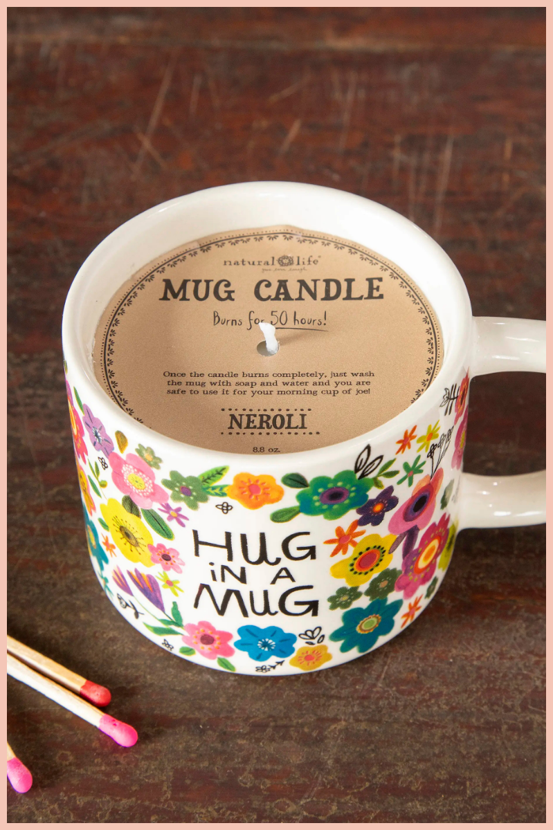 Secret Message Hug In A Mug Candle | Natural Life