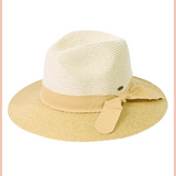 CC Two Tone Straw Fedora