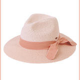 CC Two Tone Straw Fedora