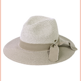 CC Two Tone Straw Fedora
