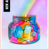 Rainbow Watercolor Candle | 19oz