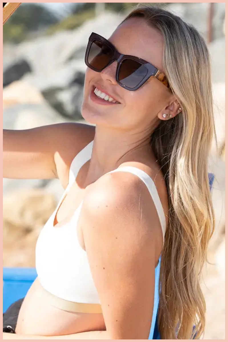 Mari Sunnies | Grey Blue + Honey Tort | Blue Planet
