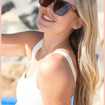 Mari Sunnies | Grey Blue + Honey Tort | Blue Planet