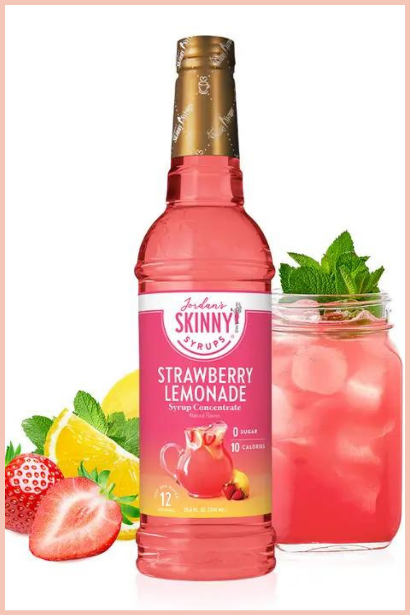 Strawberry Lemonade | Jordan Skinny Syrups Sugar Free