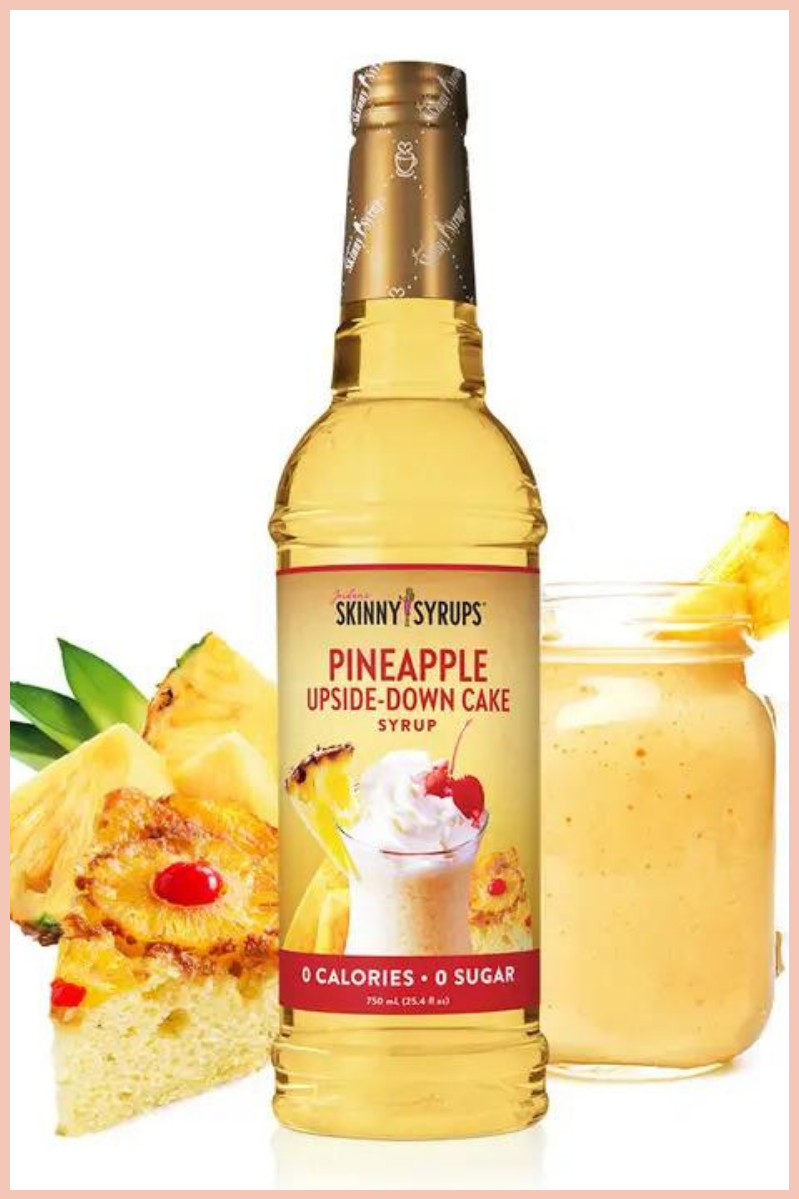 Pineapple Upside Down Cake | Jordan Skinny Syrups Sugar Free