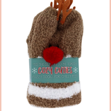 Cozy Cutie Fuzzy Holiday Socks