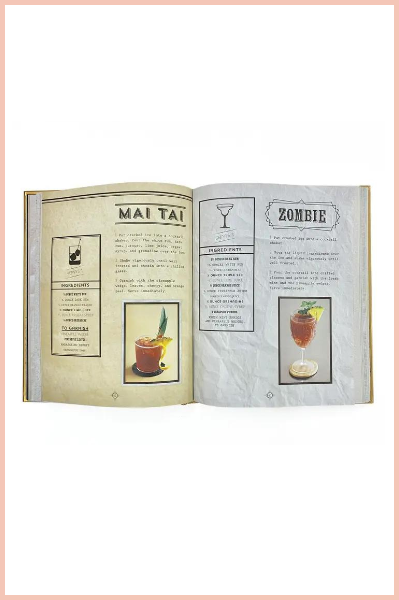 The Art Of Mixology Recipe Book