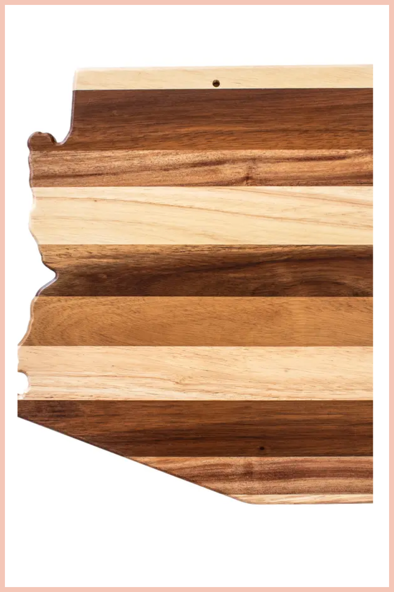 Shiplap Series AZ Serving Board | Natural Wood