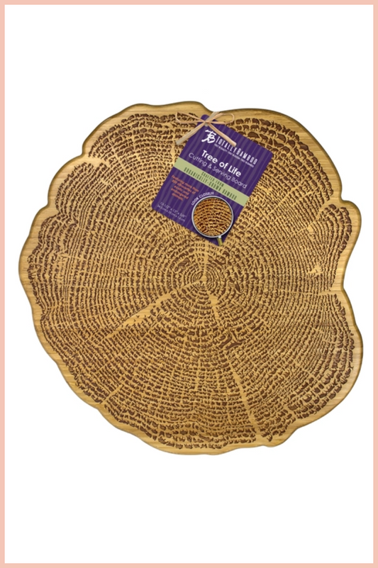 Tree of Life Serving Board | Natural Wood