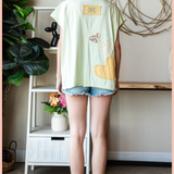 Appliquéd Heart Tee