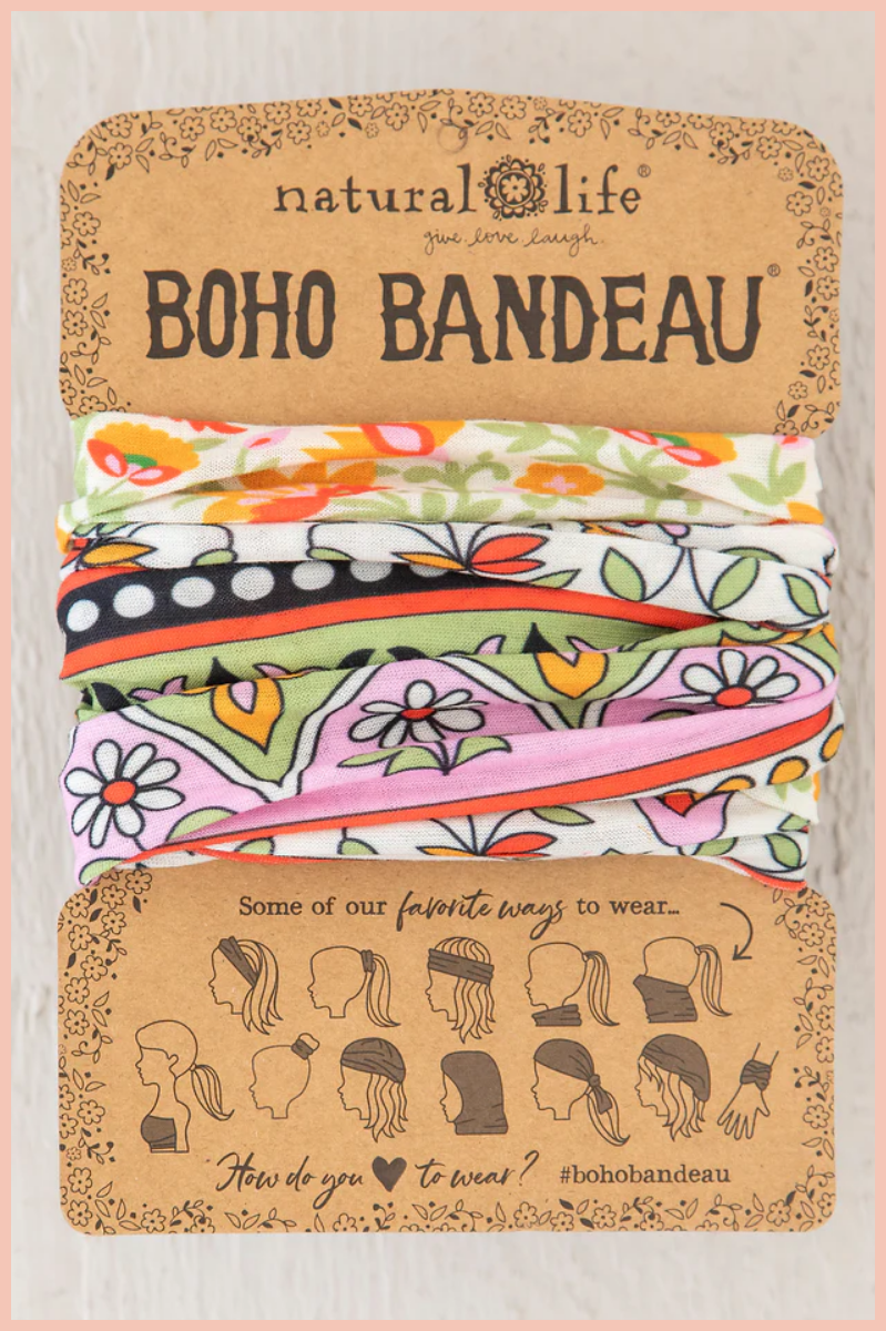 Full Boho Bandeau | Lilac Orange