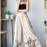 Washed Star Knit Pants
