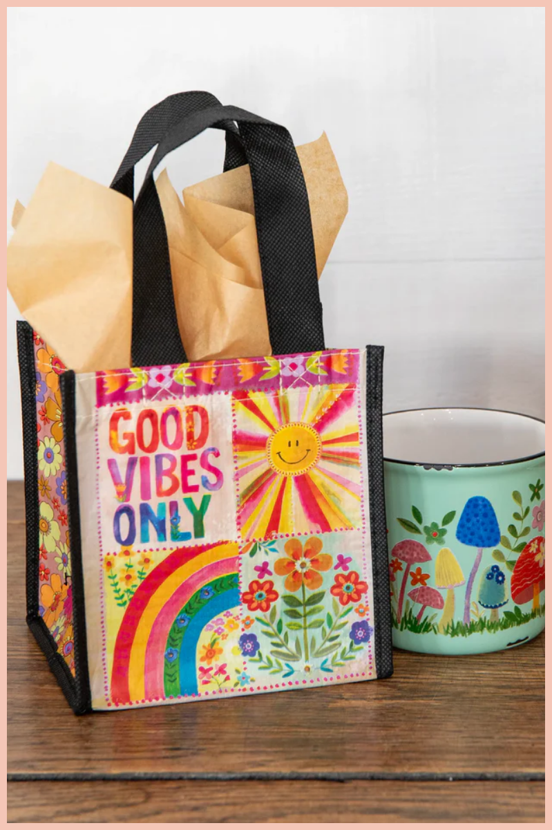 Small Happy Bag | Natural Life | Good Vibes Only