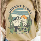 Desert Vibes Cactus Graphic Tee