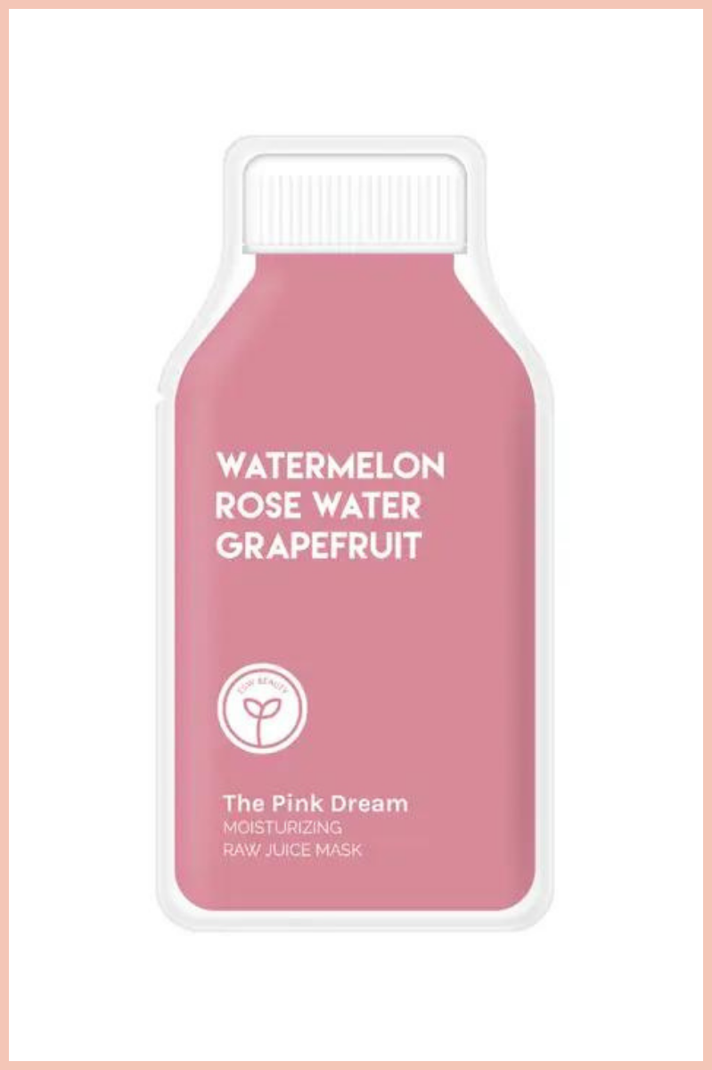 THE PINK DREAM RAW JUICE SHEET MASK