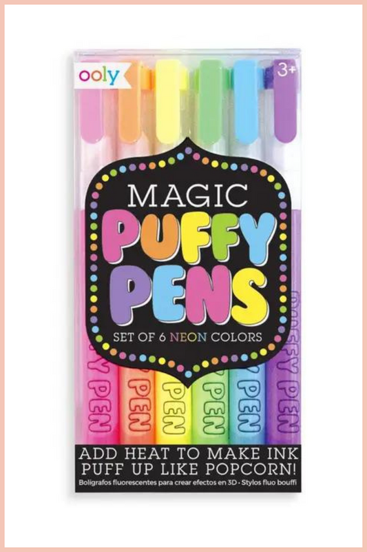 Magic Neon Puffy Pens