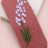 Cottage Garden Floral Rectangle Hair Clip