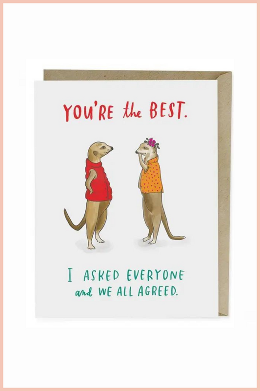 CARD: YOU'RE THE BEST | THANK YOU