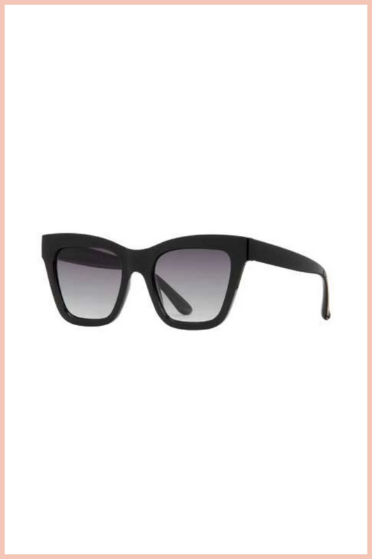 Adela Sunnies | Onyx w/ Black Polarized Lens