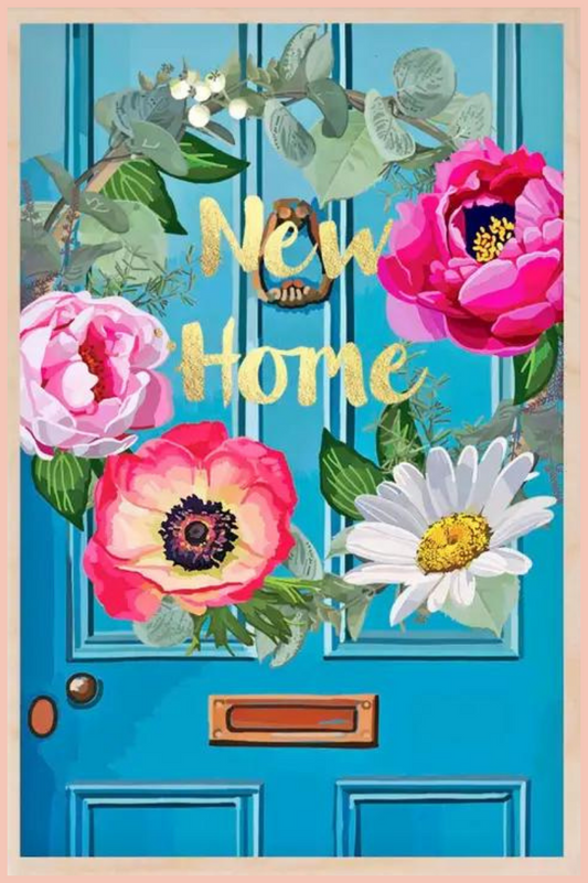 'NEW HOME' SUSTAINABLE WOOD CARD | GREETING CARD