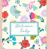Welcome Baby | Sustainable Wood Postcard
