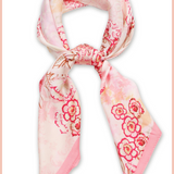 Flower Silky Scarf