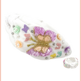 Seed Bead Sequin Butterfly Headband