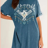 Wild N’ Free Aztec Graphic Dress