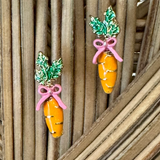 Spring Garden Carrot Stud Earrings
