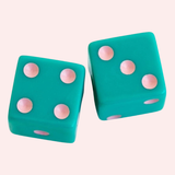 Colorful Dice Set of 2 | Peace Love Mahjong