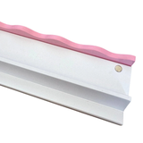 Wavy Mahjong Rack Pusher Set | Light Pink