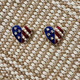 Miss Americana Heart Earrings