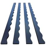 Peace Love Mahjong | Wavy Mahjong Rack Pusher Set | Navy