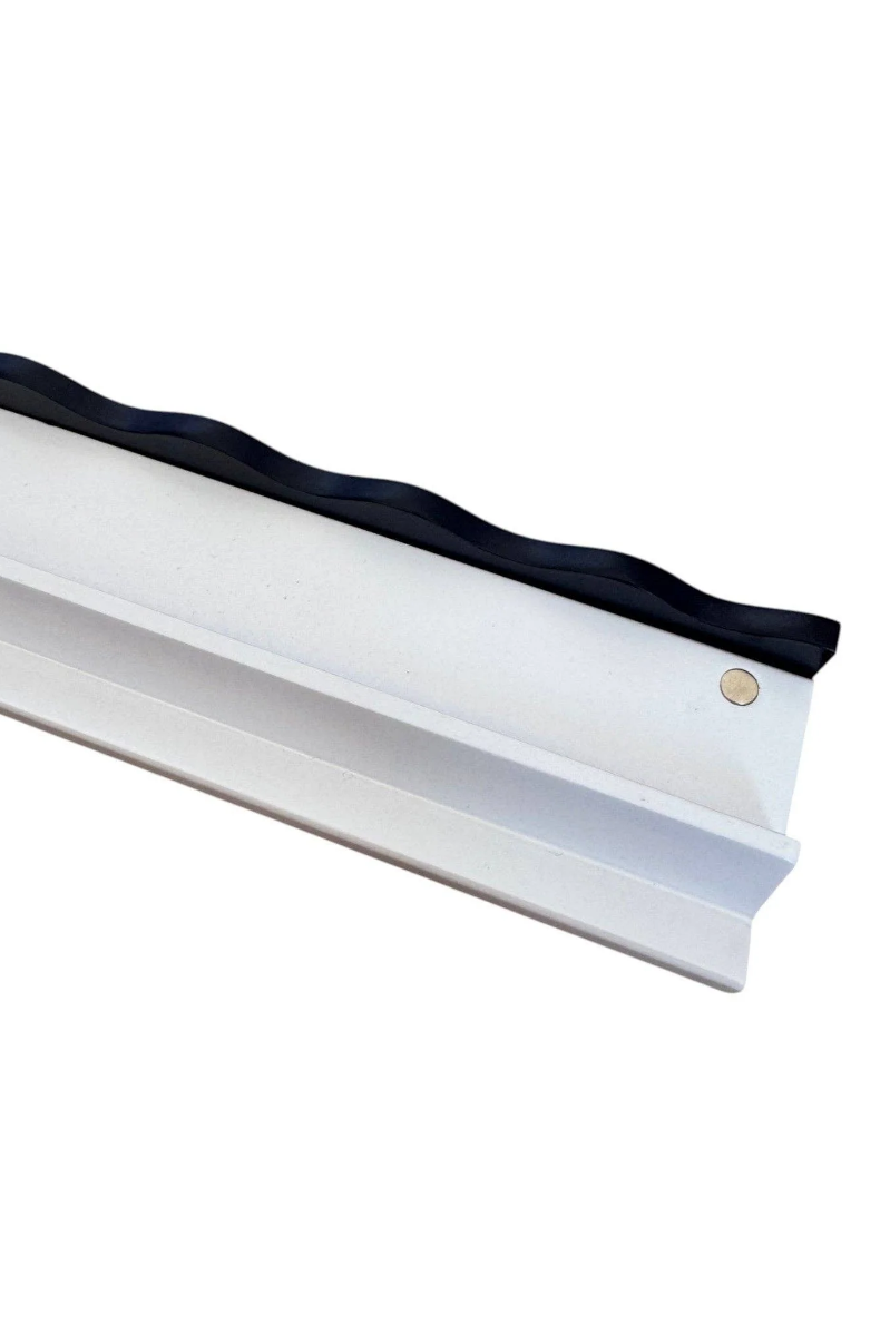 Peace Love Mahjong | Wavy Mahjong Rack Pusher Set | Navy