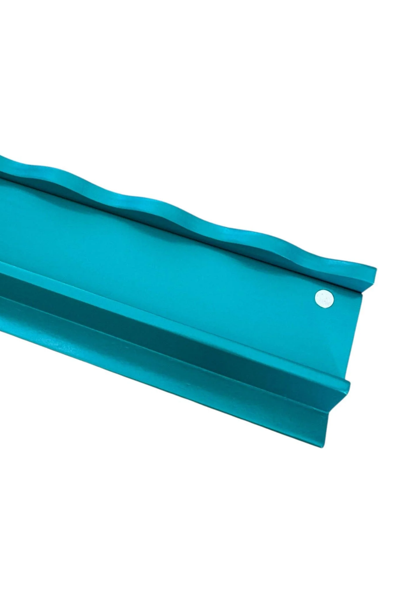 Peace Love Mahjong | Wavy Mahjong Rack Pusher Set | Aqua