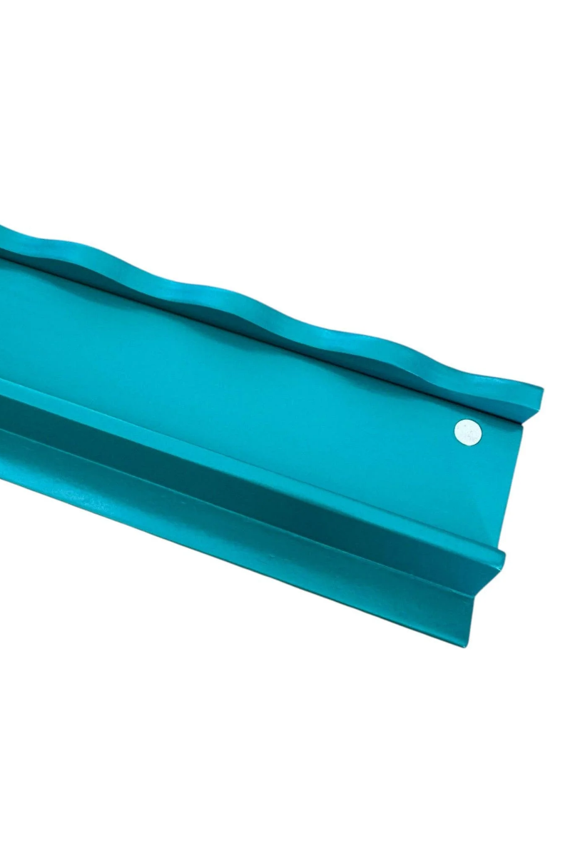 Peace Love Mahjong | Wavy Mahjong Rack Pusher Set | Aqua