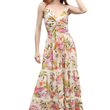 Spaghetti Strap V-Neck Maxi Dress