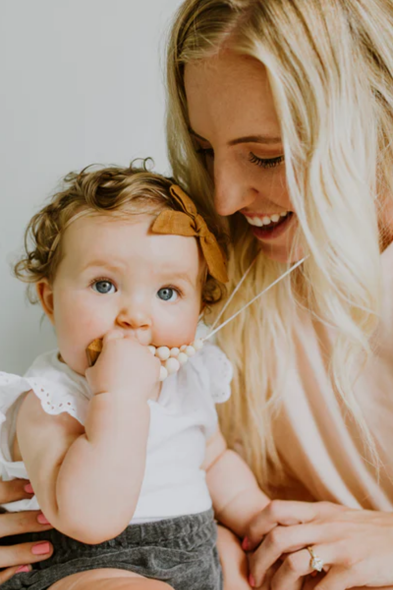 Silicone + Wood Teething Necklaces