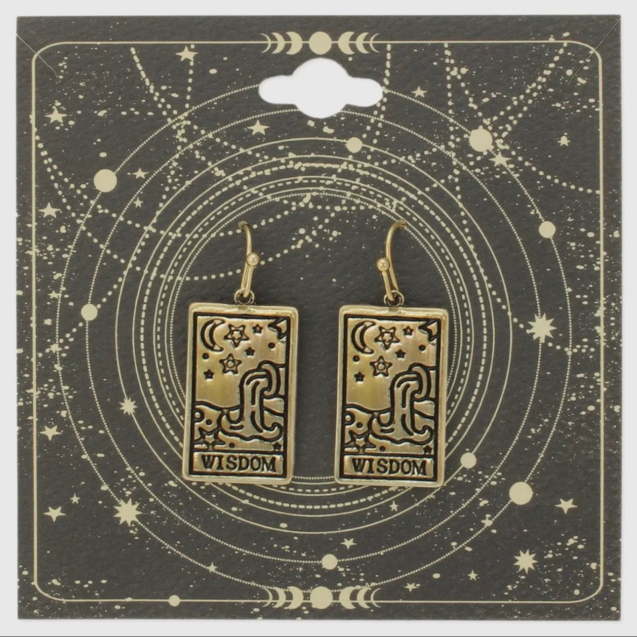 Tarot Card Earrings