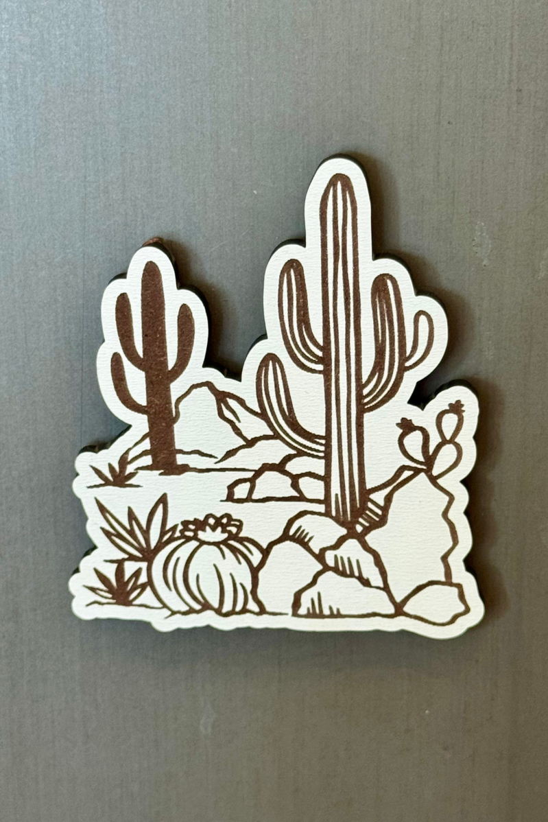 Desert Cactus Magnet