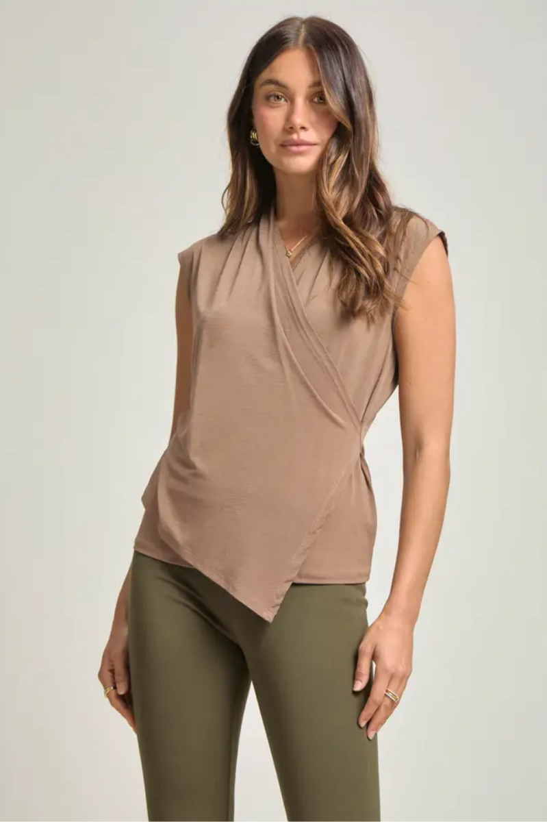 Signature Surplice Top