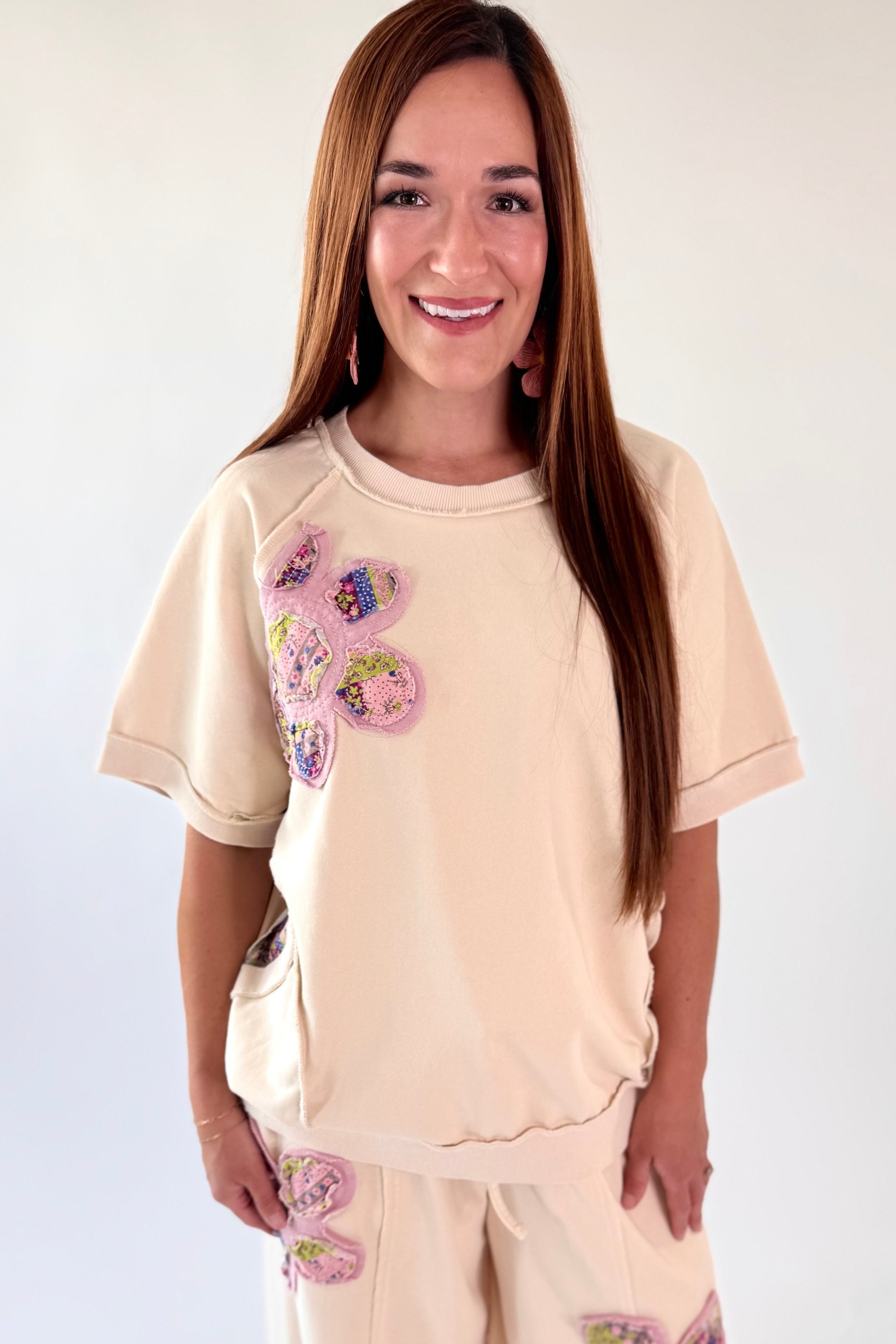 Boho Bloom Patchwork Top